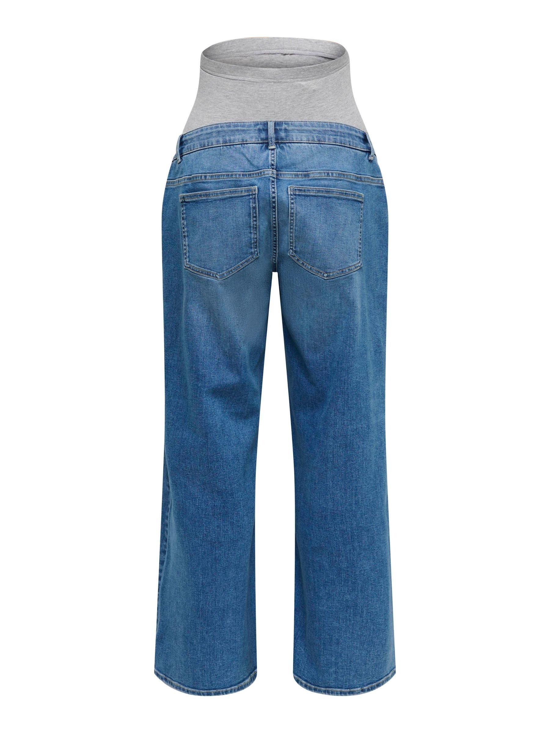 ONLY Female Jeans mit weitem Bein OLMMADISON Weiter Beinschnitt Jeans