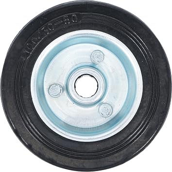 BGS Diy 80959 | Solid Rubber Wheel | steel rim | Ø 100 mm