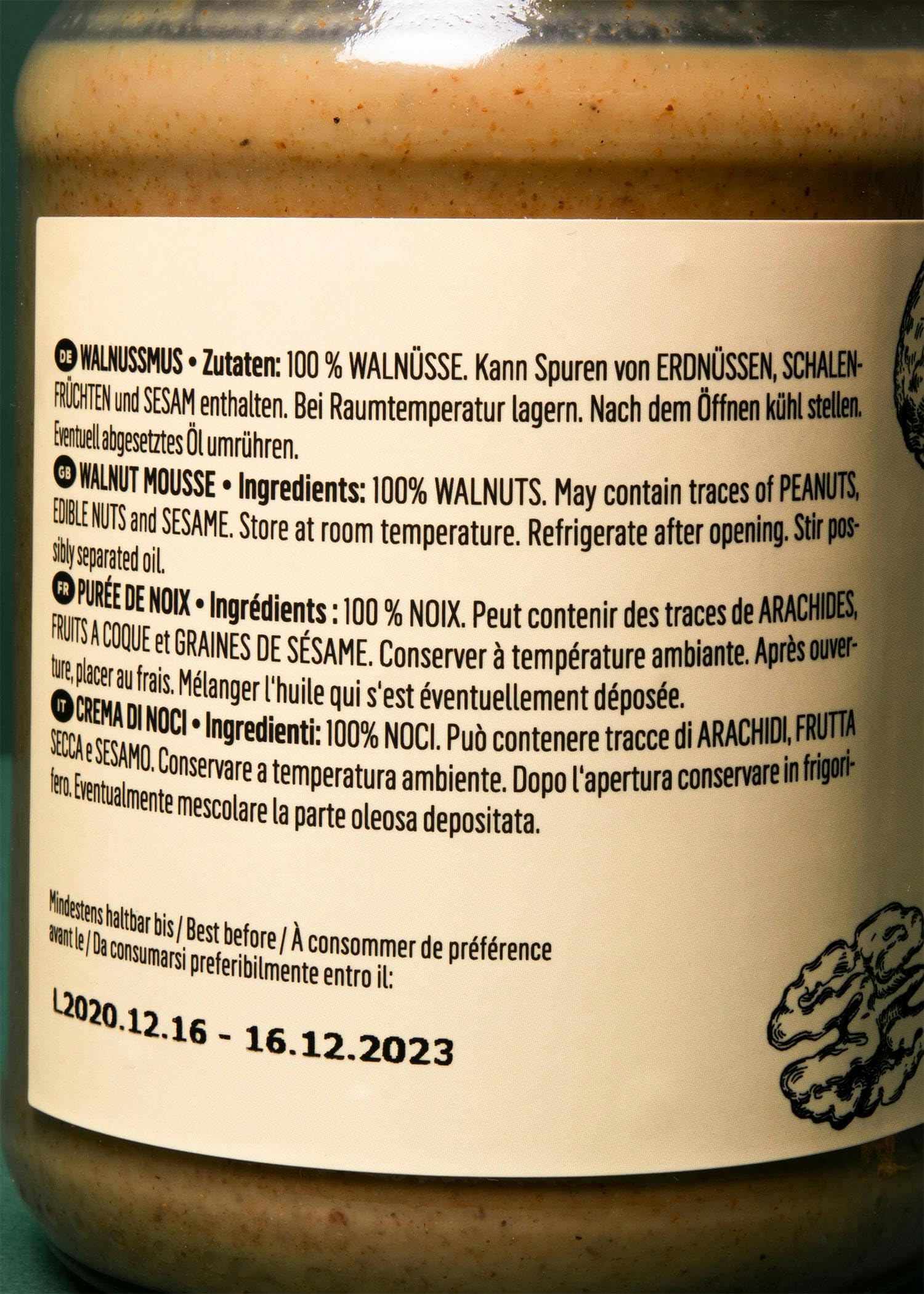 KoRo - Crema de nueces 500 g