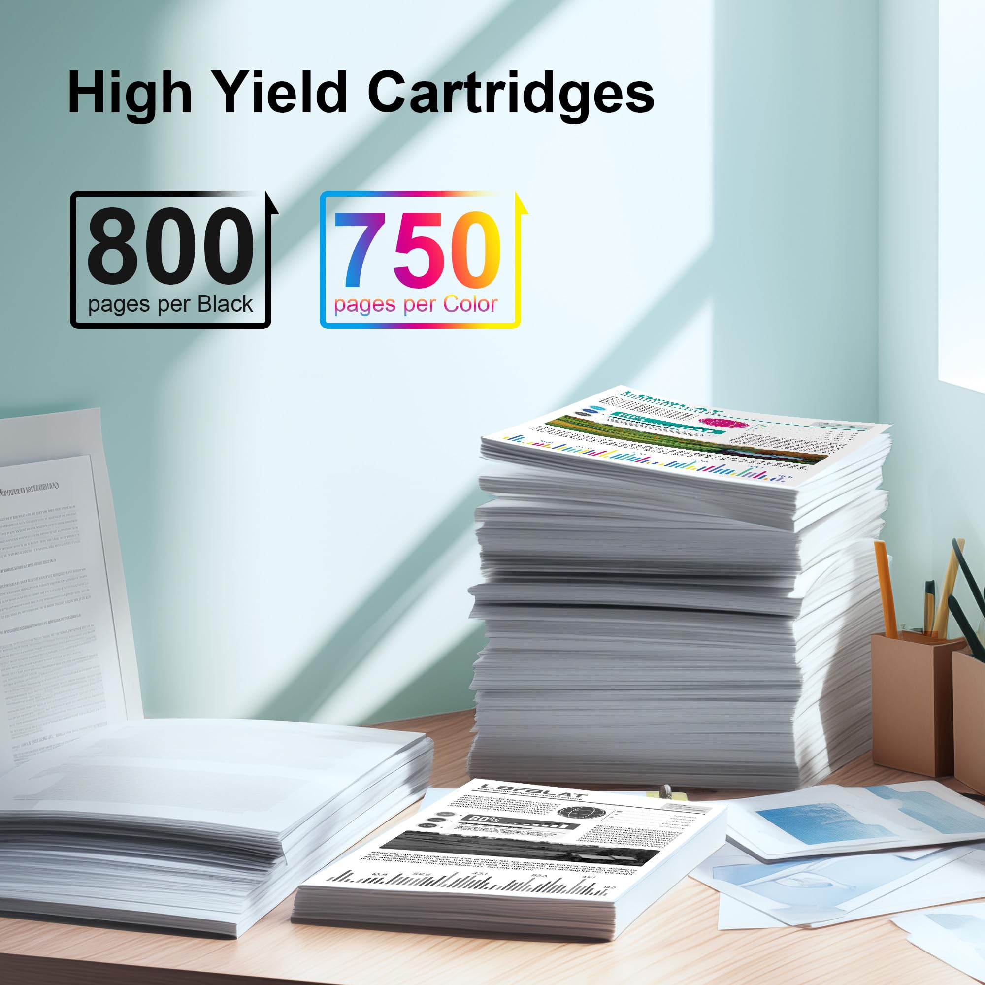 LOFBLAT LC223XL Cartucce Compatibili per Brother LC223 XL per MFC J480DW J5320DW J4420DW J4620DW J4625DW J5620DW J5625DW DCP J4120DW J562DW (Nero,Ciano,Magenta,Giallo,5-Pack)