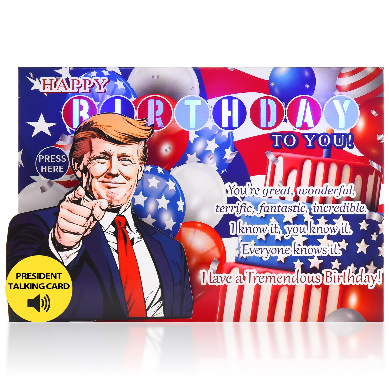 Locker.Ink | Celebrate Presidents' Day 2025 with These Unique Greeting Cards Talking President Birthday Card