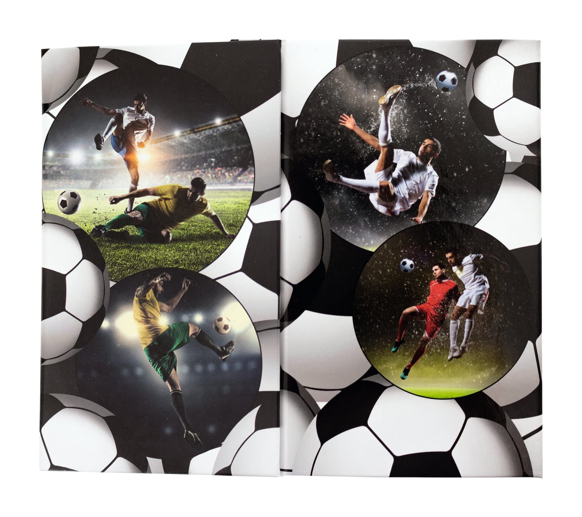 HERMA 19732 Football Pencil Holder Foldable Sturdy Cardboard Desk Pen Holder for Girls & Boys Rectangular Pen Cup for Coloured Pencils Markers - Image 4