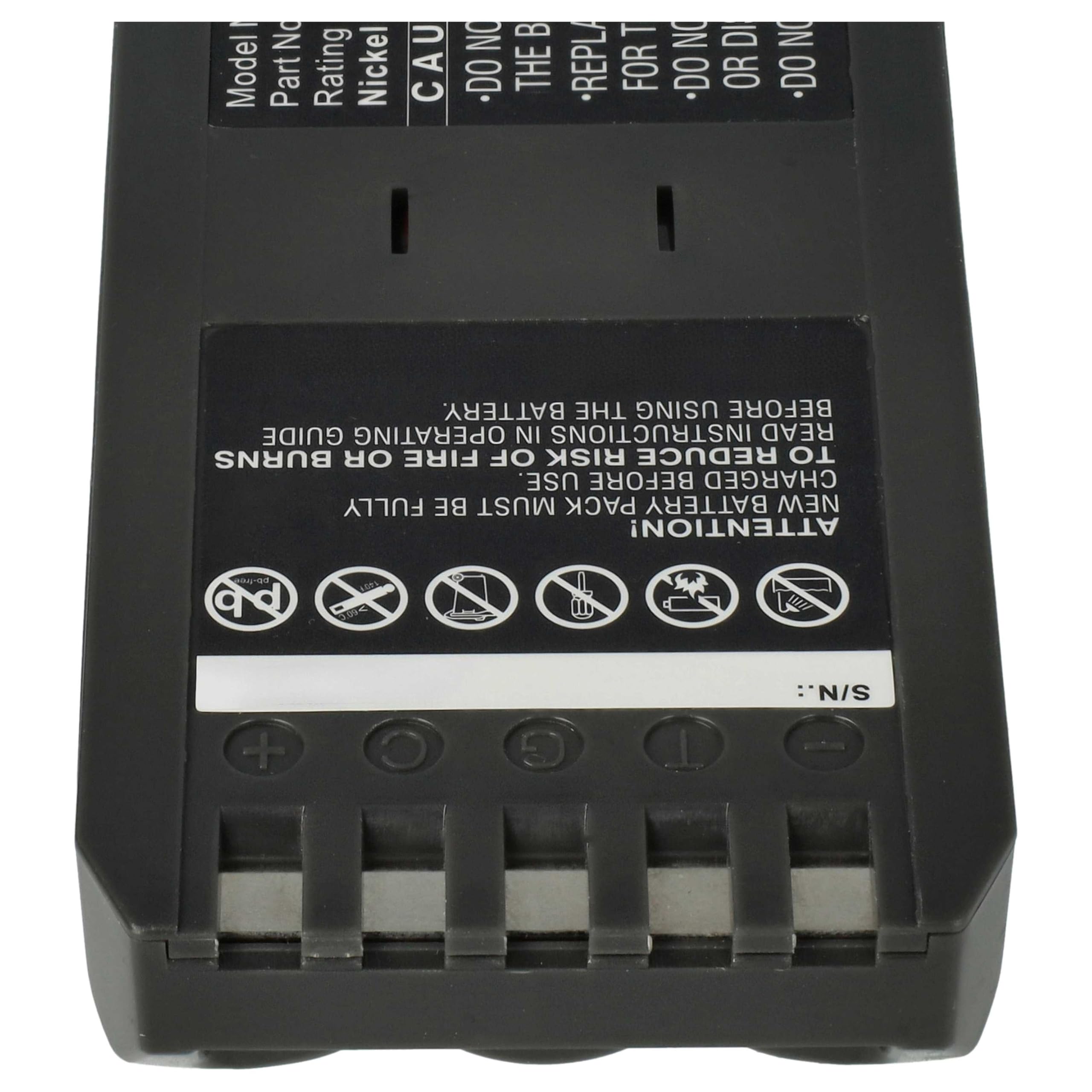 vhbw batteria sostituisce Fluke BP7235, 668225, 116-066 per dispositivo di misurazione (3500mAh, 7,2V, NiMH)