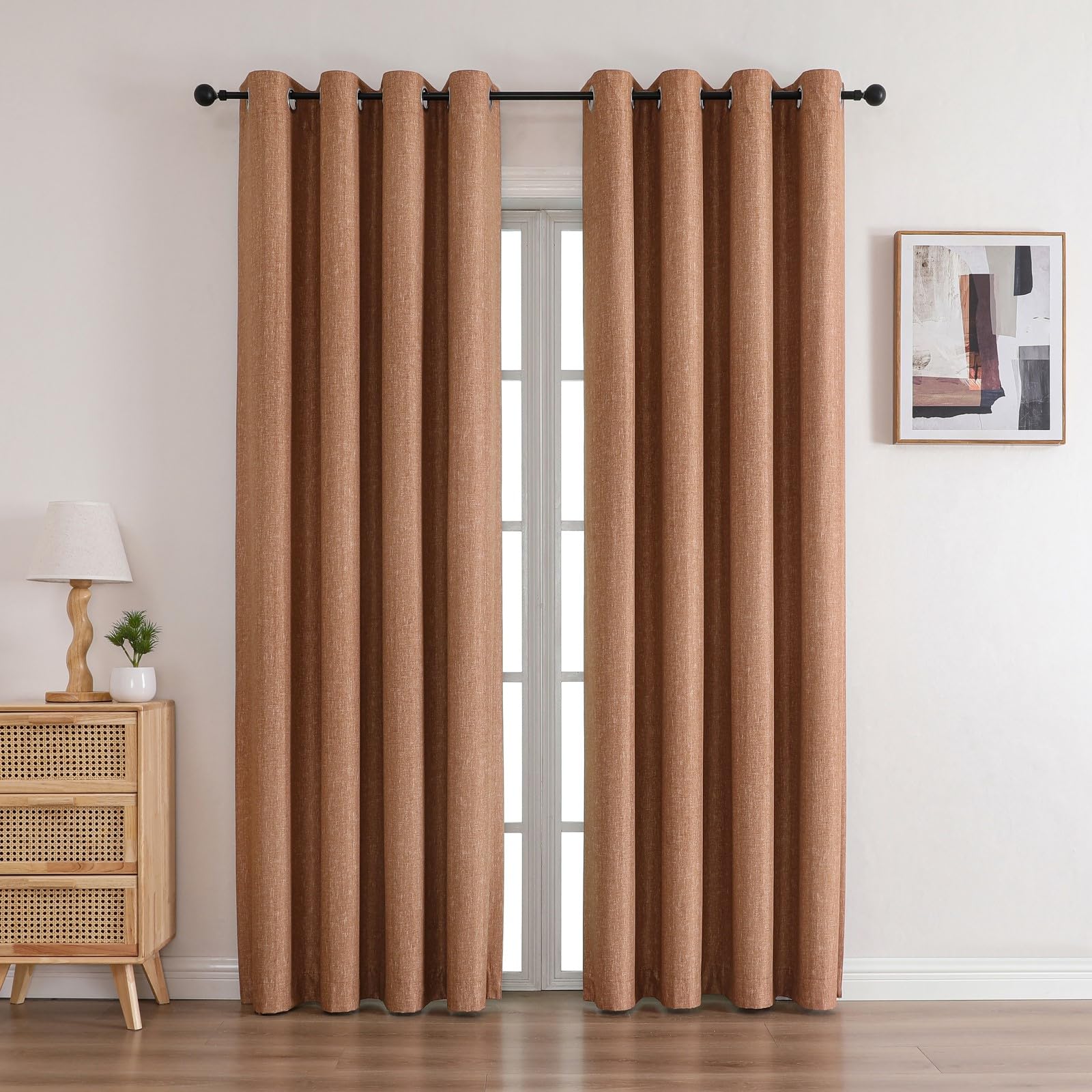 Amazon.com: Airwill Blackout Curtains for Living Room - Room Darkening ...
