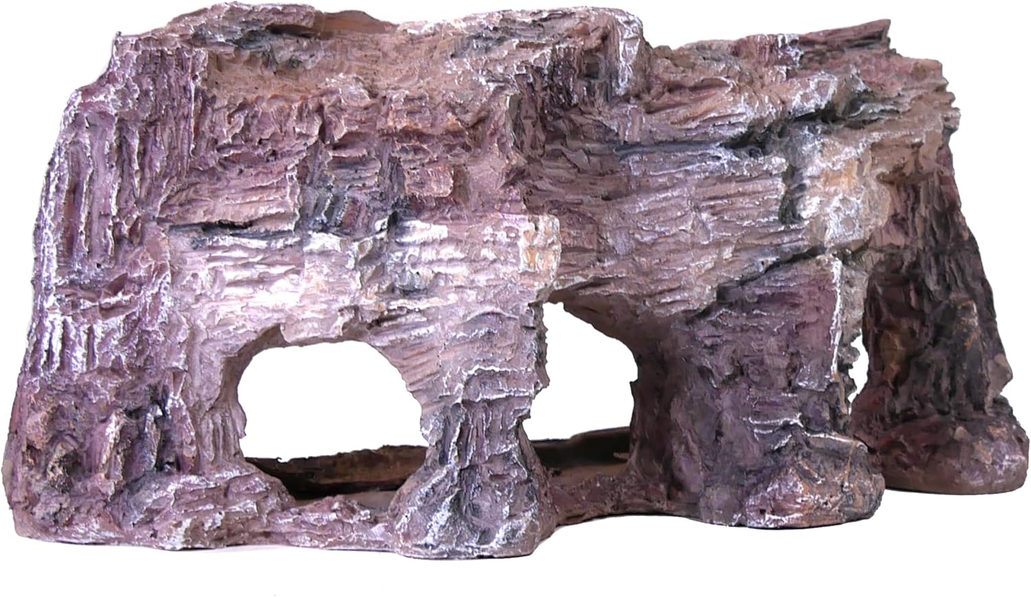 Penn-Plax Grotto Natural Cliff Rock-Scape Cave Hide Out – Terrarium and Aquarium Décor for Reptiles, Amphibians, Fish, and Other Small Animals – Medium Size (RR700)
