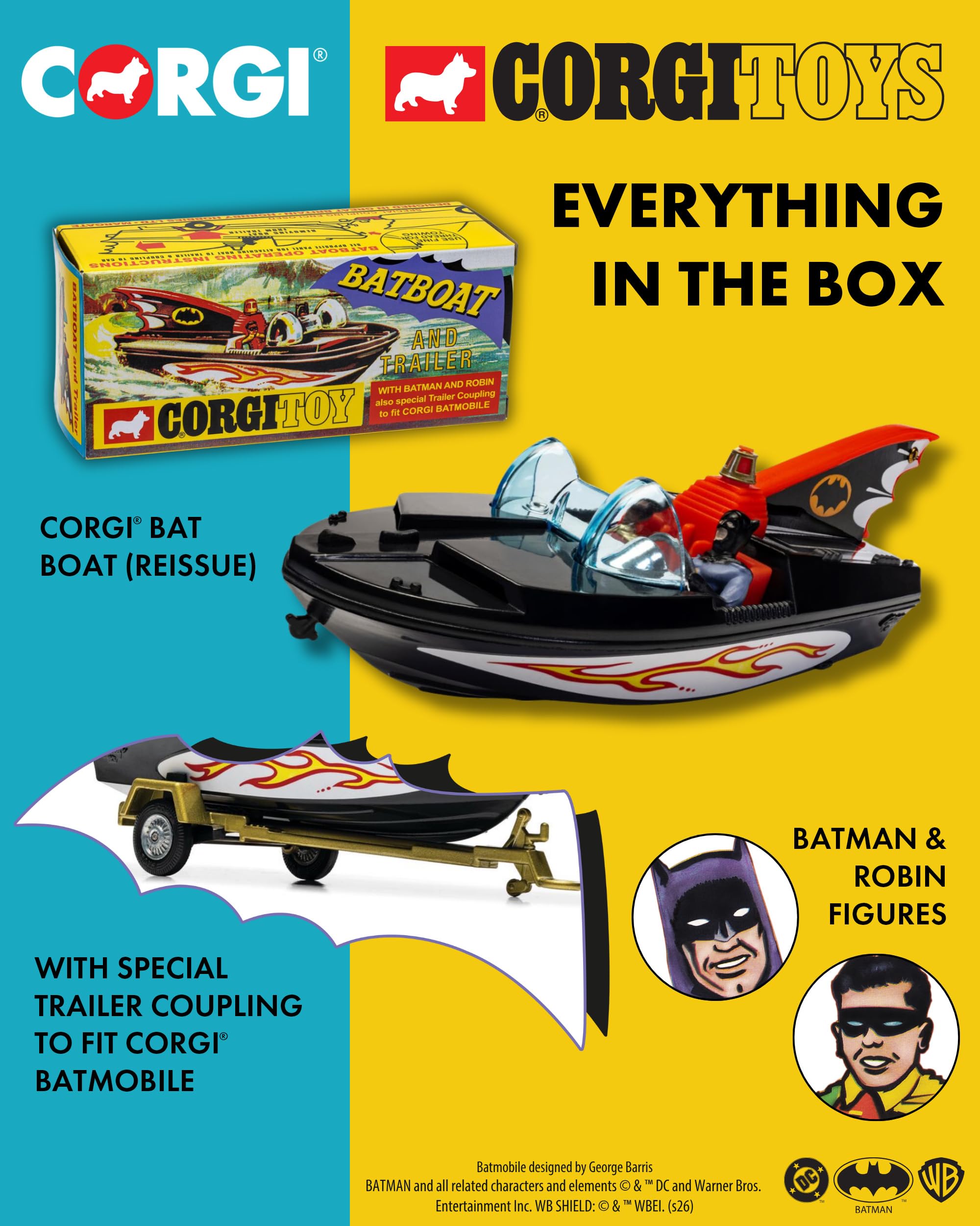 Amazon.co.jp: Corgi Toys CD54321062 107 - バットマン&ロビンの