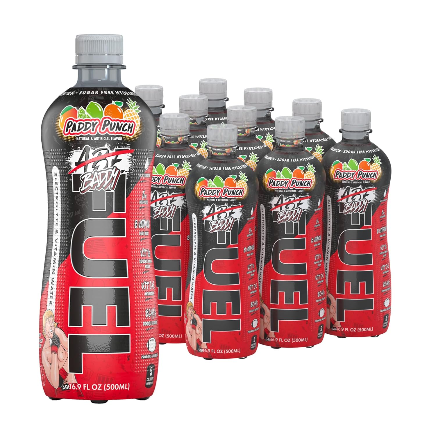 ABE Fuel Electrolyte Water All Black Everything Drink