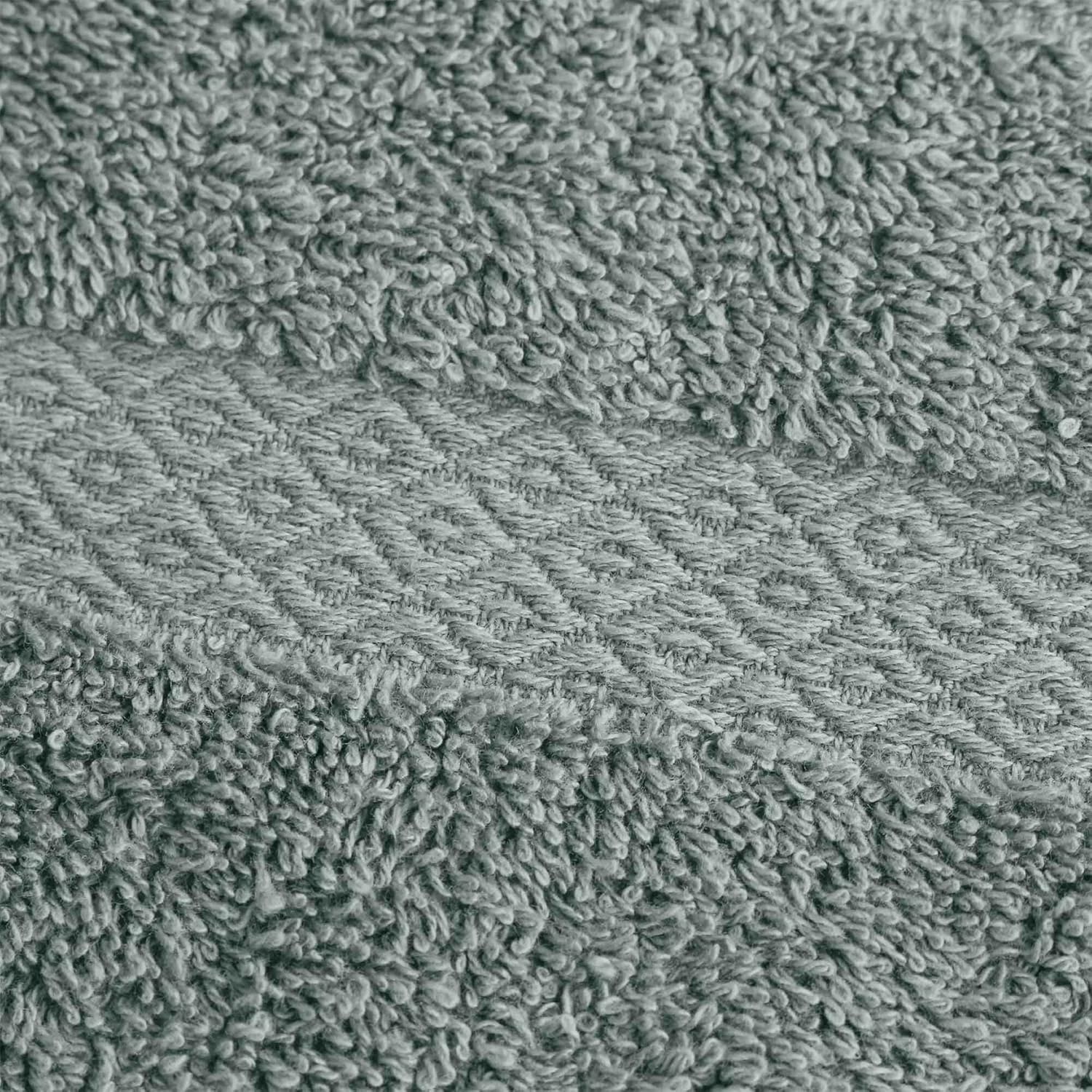 Turkish Cotton Bath Towels Set of 6-600GSM Soft & Cozy Towel Set for Bathroom - Sage Green