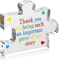 Vista 26 de Regalos Te Amo para Ella, Él - Pisapapeles Rompecabezas de Bloque Acrílico Para Mi Amor 4.1 x 3.5 pulgadas - Regalos Te Amo para Hombres, Mujeres