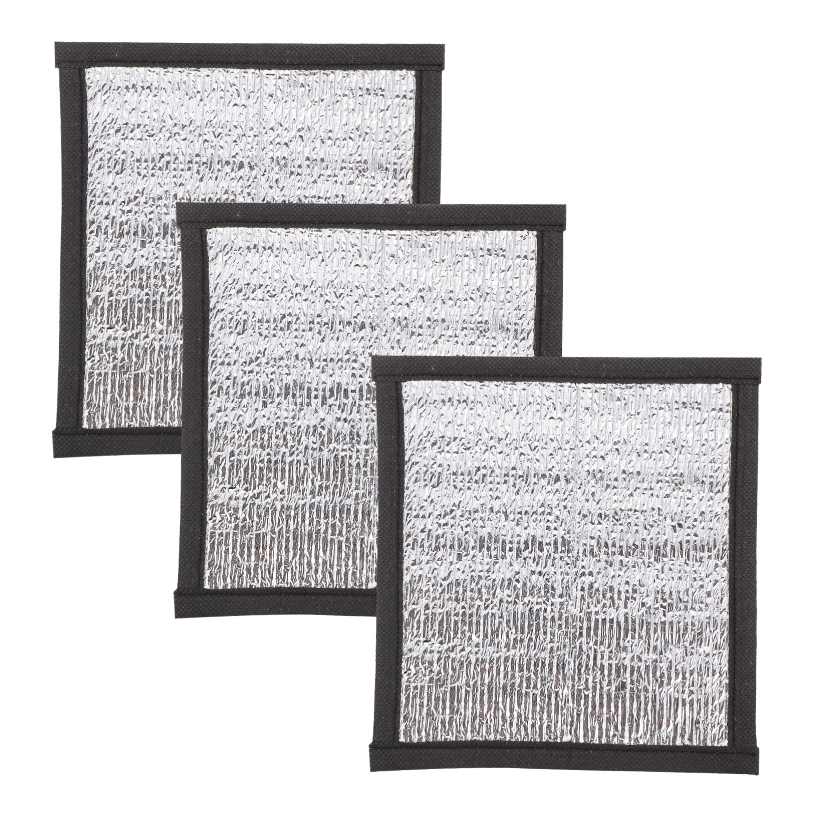 HAPINARY 3sets Reptile Heating Pad Insulation Mat for Snakes Lizards Pet Basking Platform Reflective Film 3pcs*3