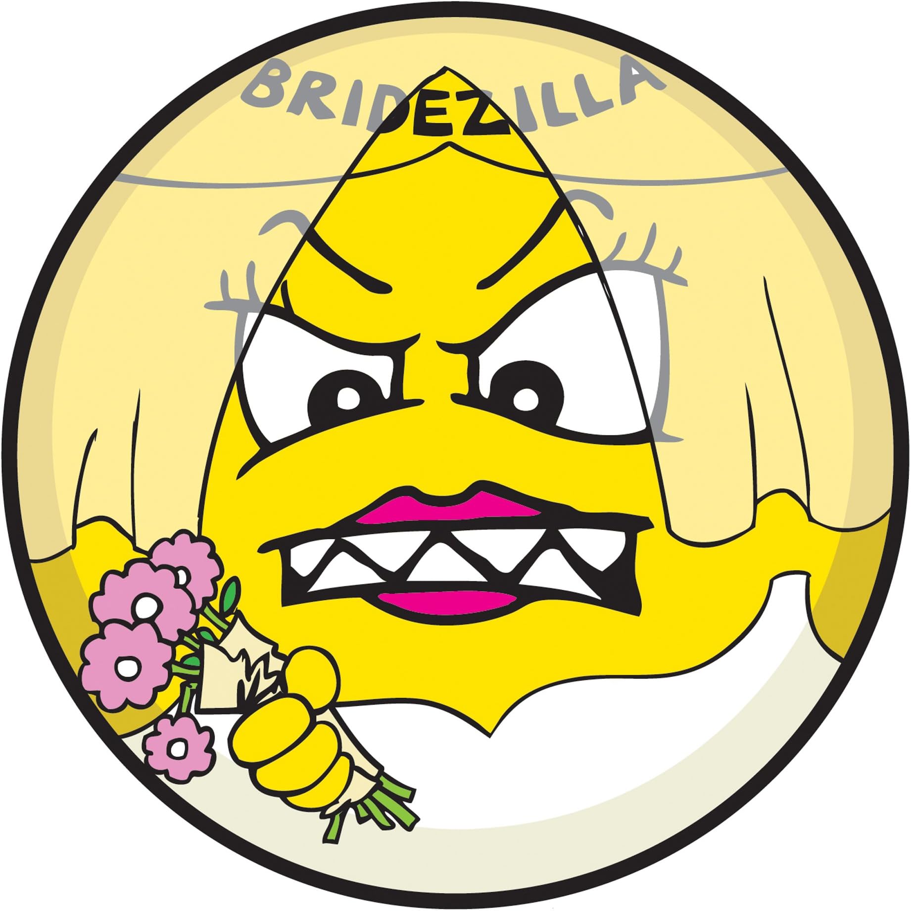 Bridezilla Car Magnet