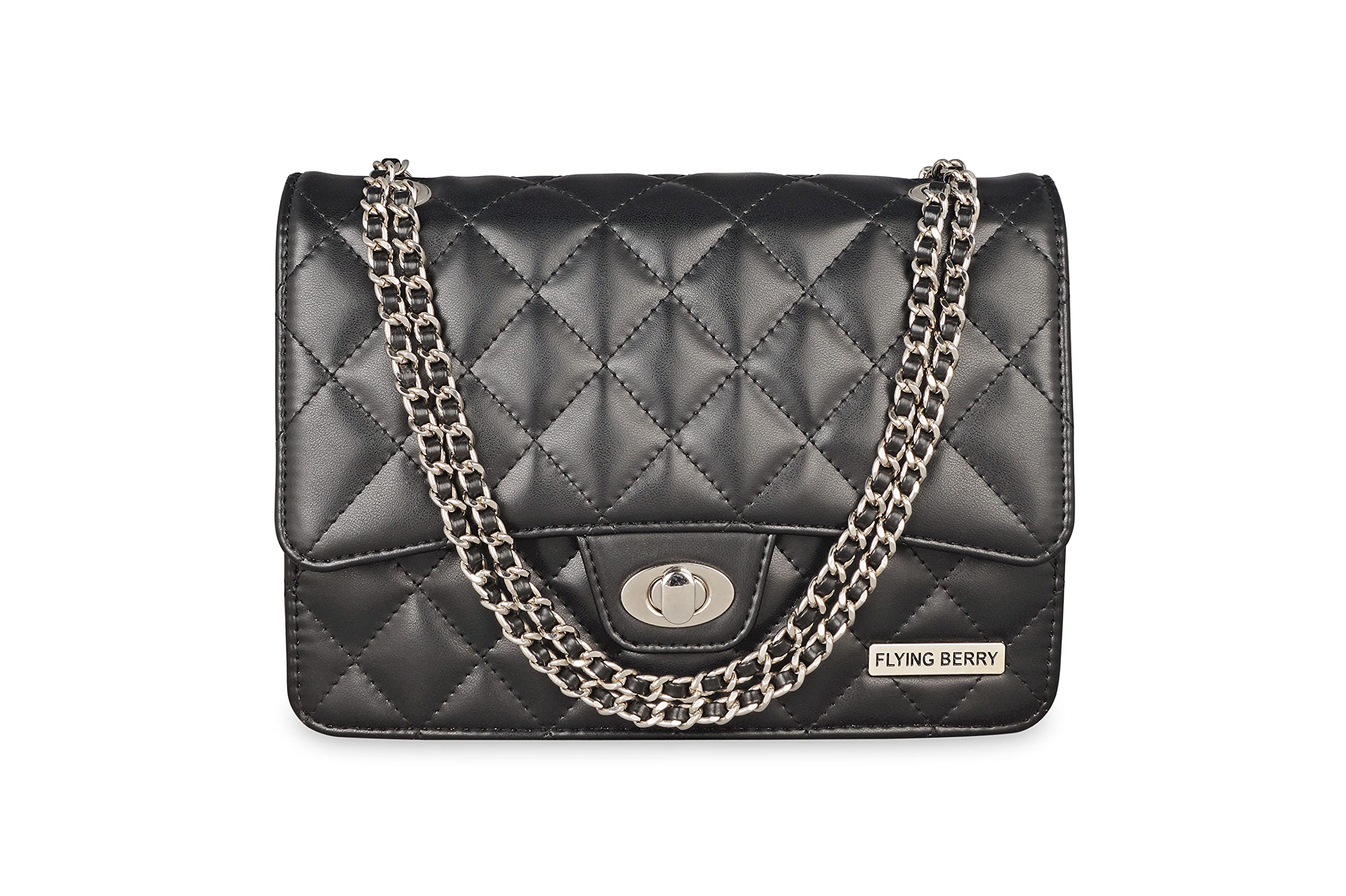 FLYING BERRY Women Sling Bags (BLACK) (B09BQH1NSC) Amazon Price History, Amazon Price Tracker
