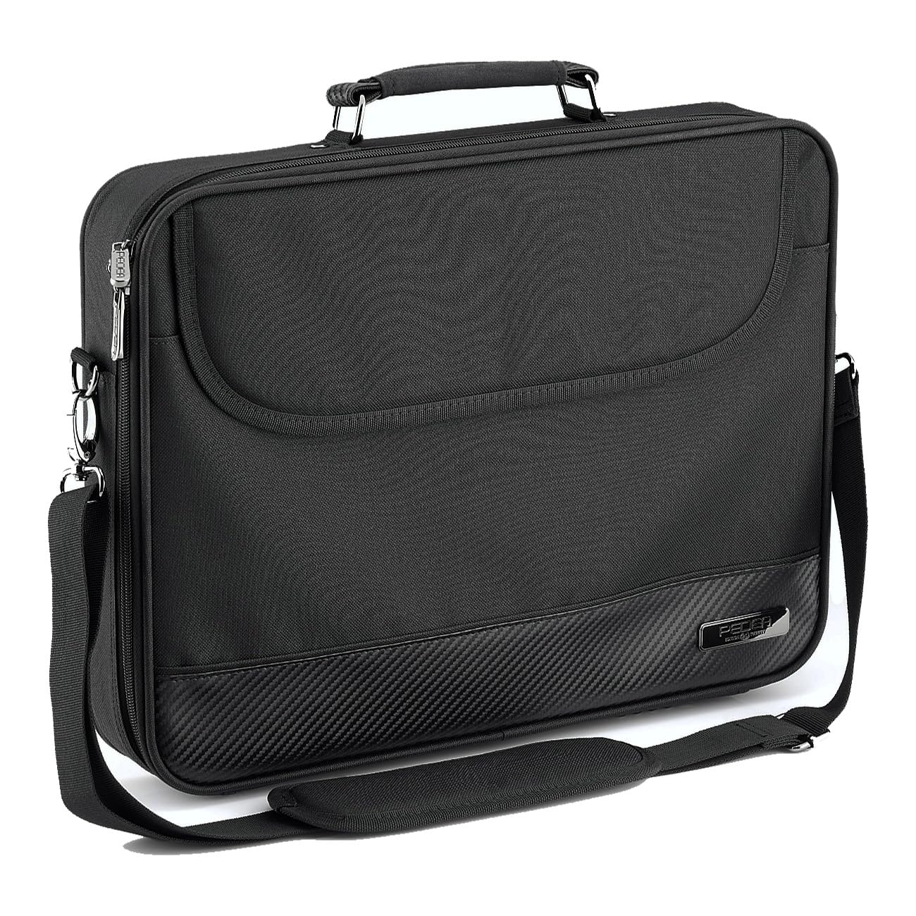 Pedea EDITION20 Laptop Bag 15.6 Inch (39.6 cm) Notebook Shoulder Bag with Shoulder Strap, Black