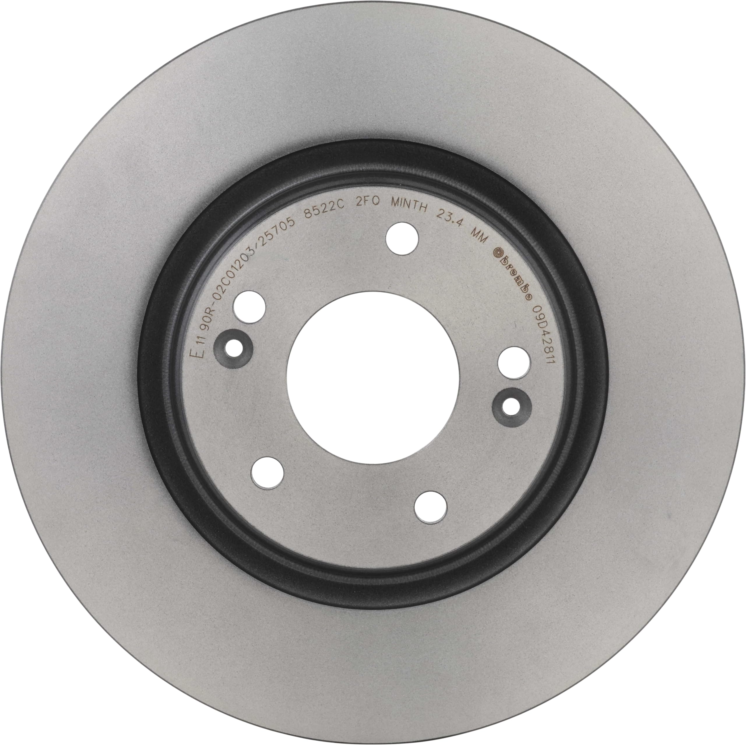 Brembo 09.D428.11 Disco Freno Anteriore con verniciatura UV, Set di 2
