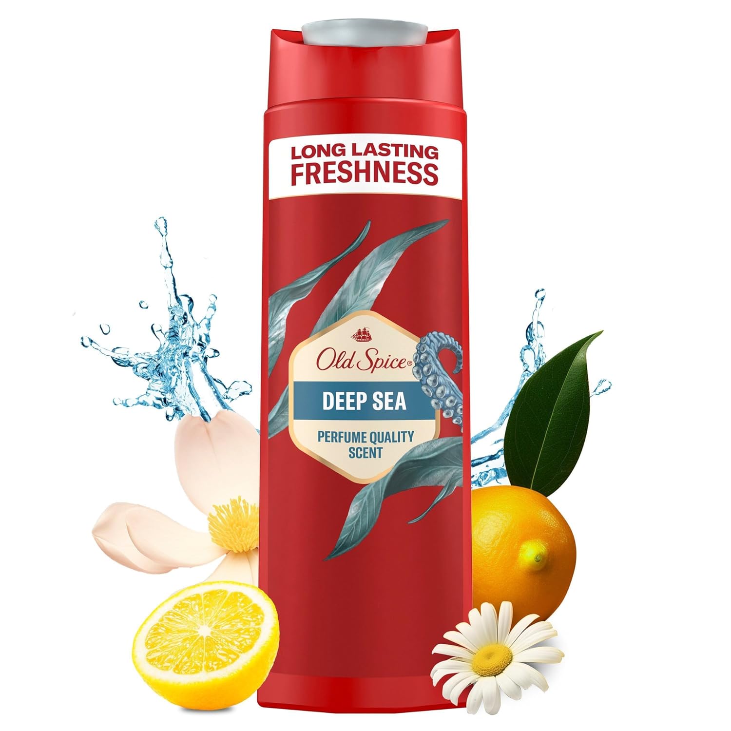 Old Spice Deep Sea 3-in-1 Mehrzweck-Shampoo für Haar, Gesicht und ...