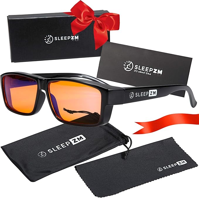 Blue Light Blocking Glasses and Computer Glasses Sleep Better and