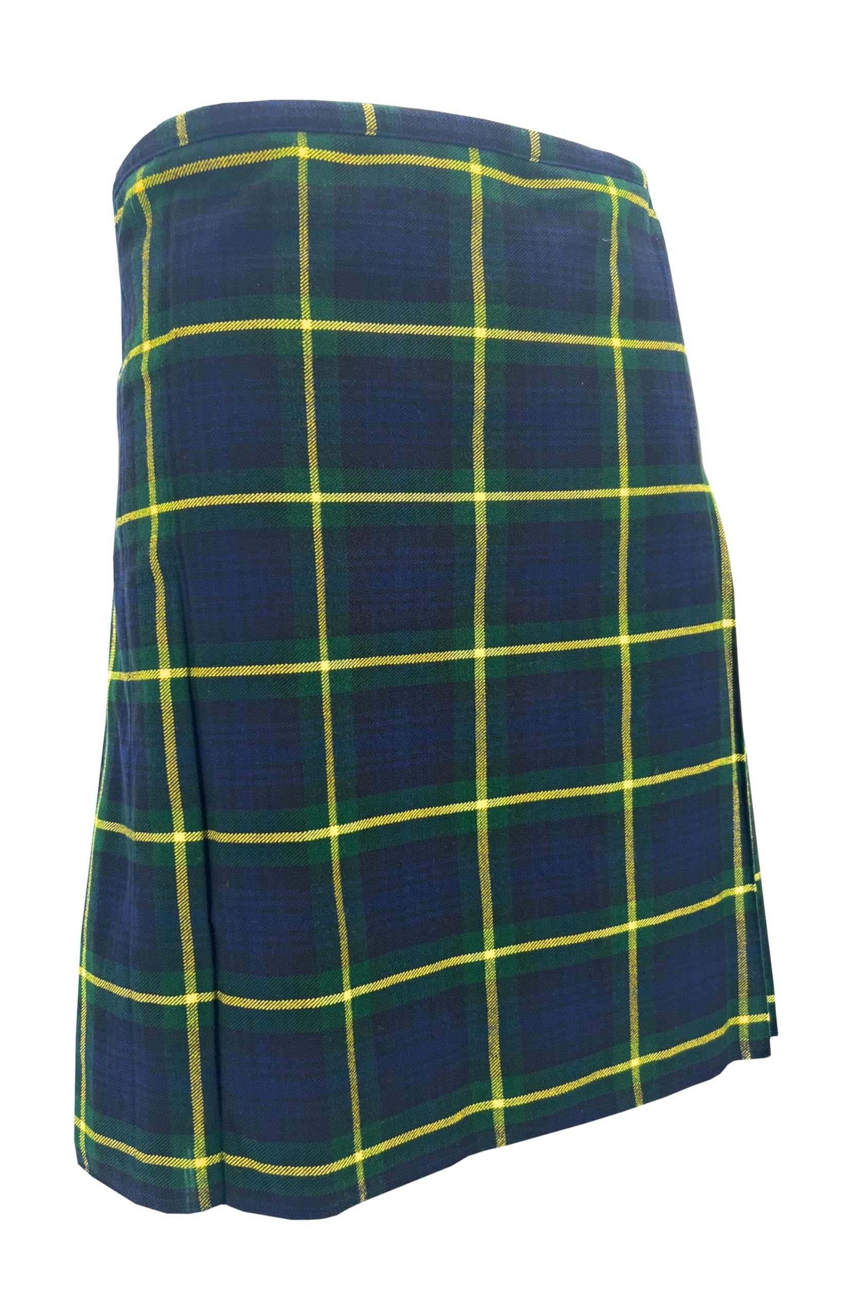 Tartan Tweeds Men's 8 Yard Wool Blend Kilt, 12oz Weight, Extra Deep Pleats, Standard Fit (UK, Waist, 32, Regular, Regular, Gordon) โ image 1