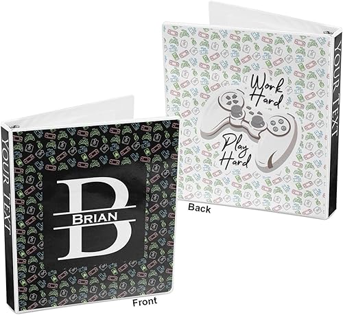 Miniatura 8 de Carpeta personalizada de 3 anillos para videojuegos - 2 pulgadas