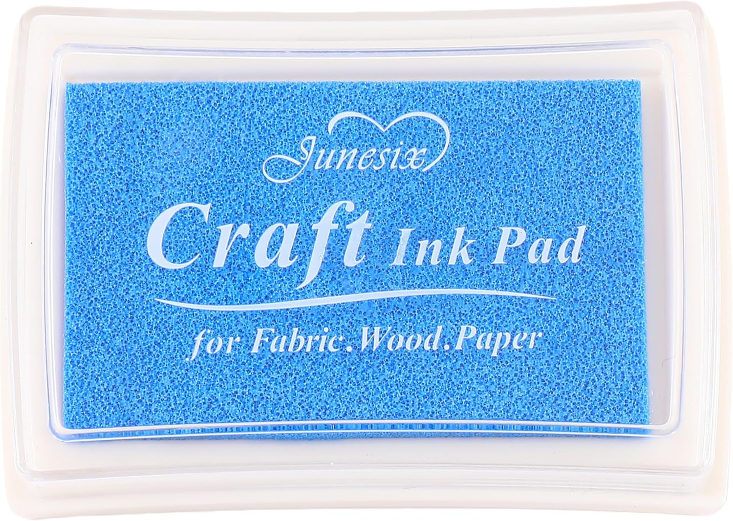 YPSelected Craft Stamp Ink Pad for Paper Wood Fabric 15 Colors Available for Rubber Stamps (Black)