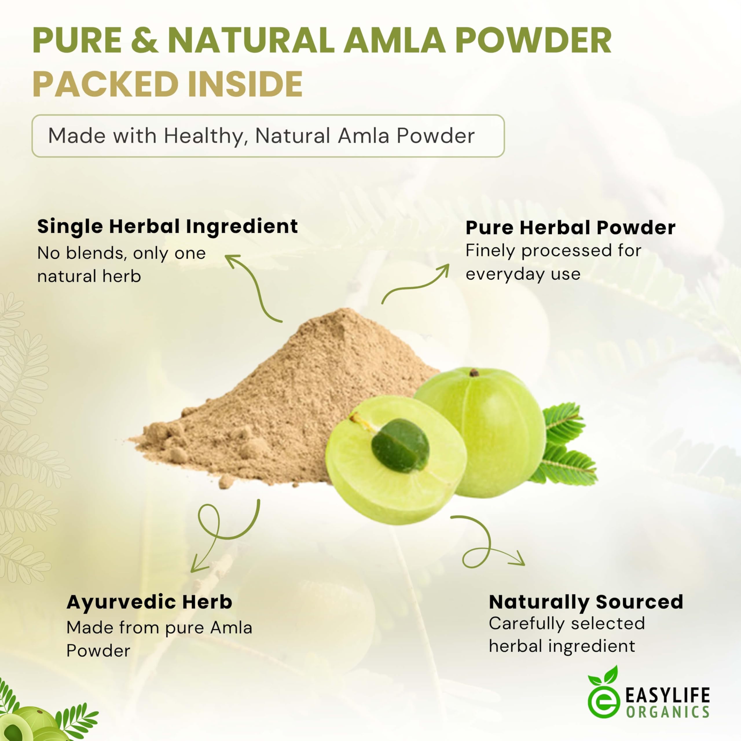 Amla Powder for Eating | Premium Seedless Indian Gooseberry Powder | Food Grade | No Preservatives | Easy to Mix | Suitable for Drinks, Smoothies & DIY Hair Care | 200g — Amazon image 3