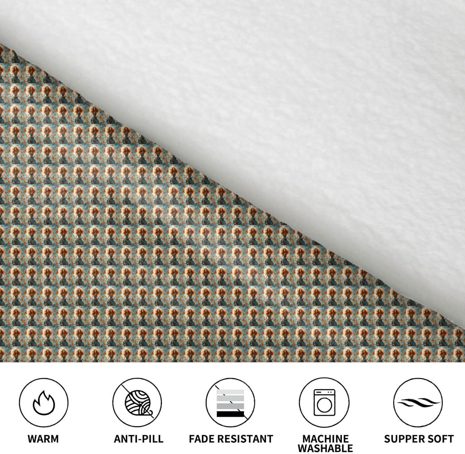 Girl Bicycle Butterfly Print﻿ ﻿adults Unisex Oversized Blanket Hoodie Soft Warm Winter With Pocket Loungewear