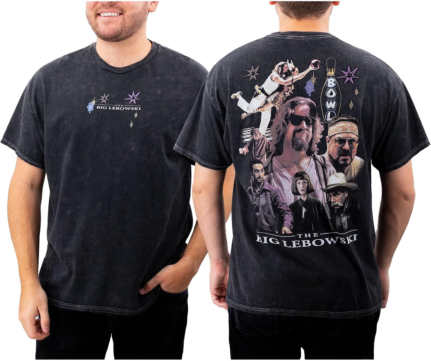 Ripple Junction The Big Lebowski Vintage Movie Graphic T-Shirt Officially Licensed