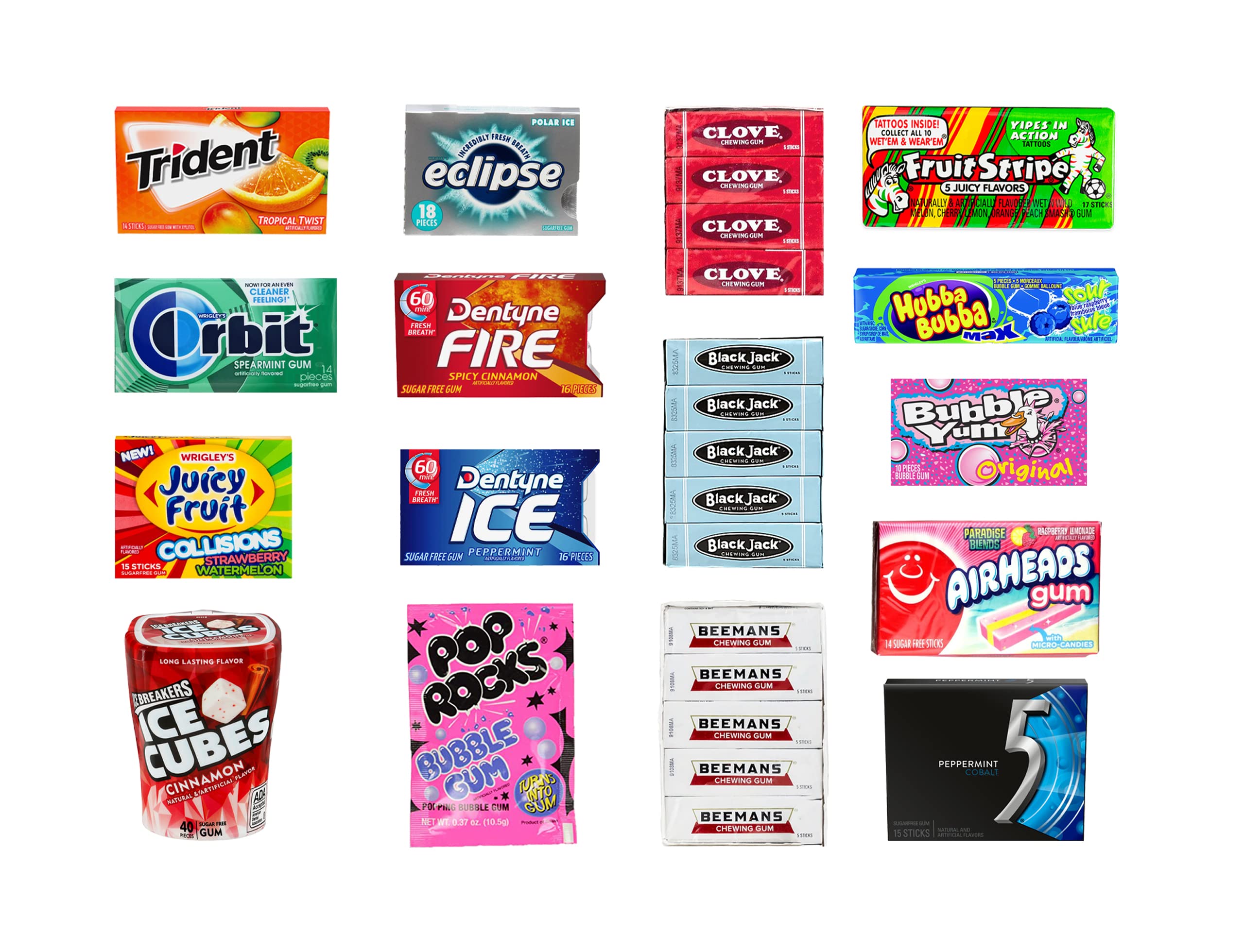 Which Chewing Gum Lasts The Longest? We Timed 14 Thrillist, 56 OFF