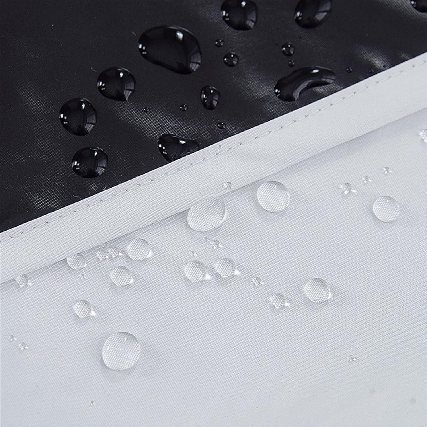 GDMING 100% 遮光カーテン、 黒と銀 反射 防水 夏 絶縁 布 にとって ホーム リビングルーム 寝室 グロメットトップ