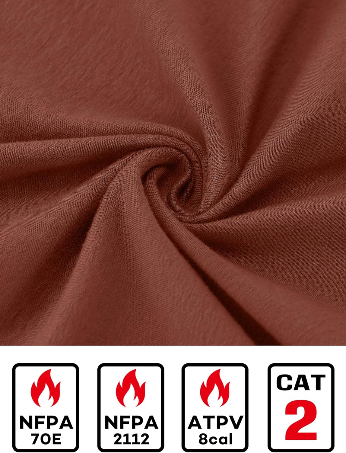 FR Hooded Shirt 6oz Lightweight Flame Resistant Stretch Hoodies Fire Retardant Hoodie for Men NFPA2112 CAT2 - Image 5