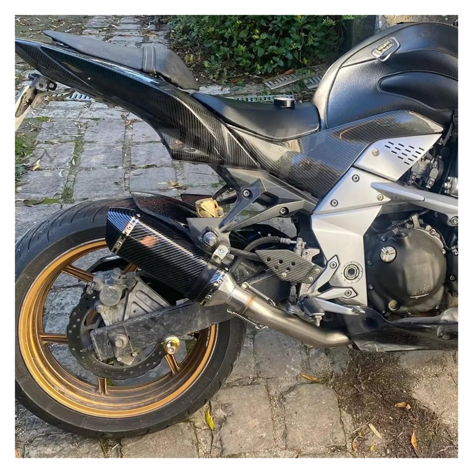 Manguera de escape para motocicleta 38-51 mm de escape completo Silenciador Tubo trasero universal con DB Killer 370