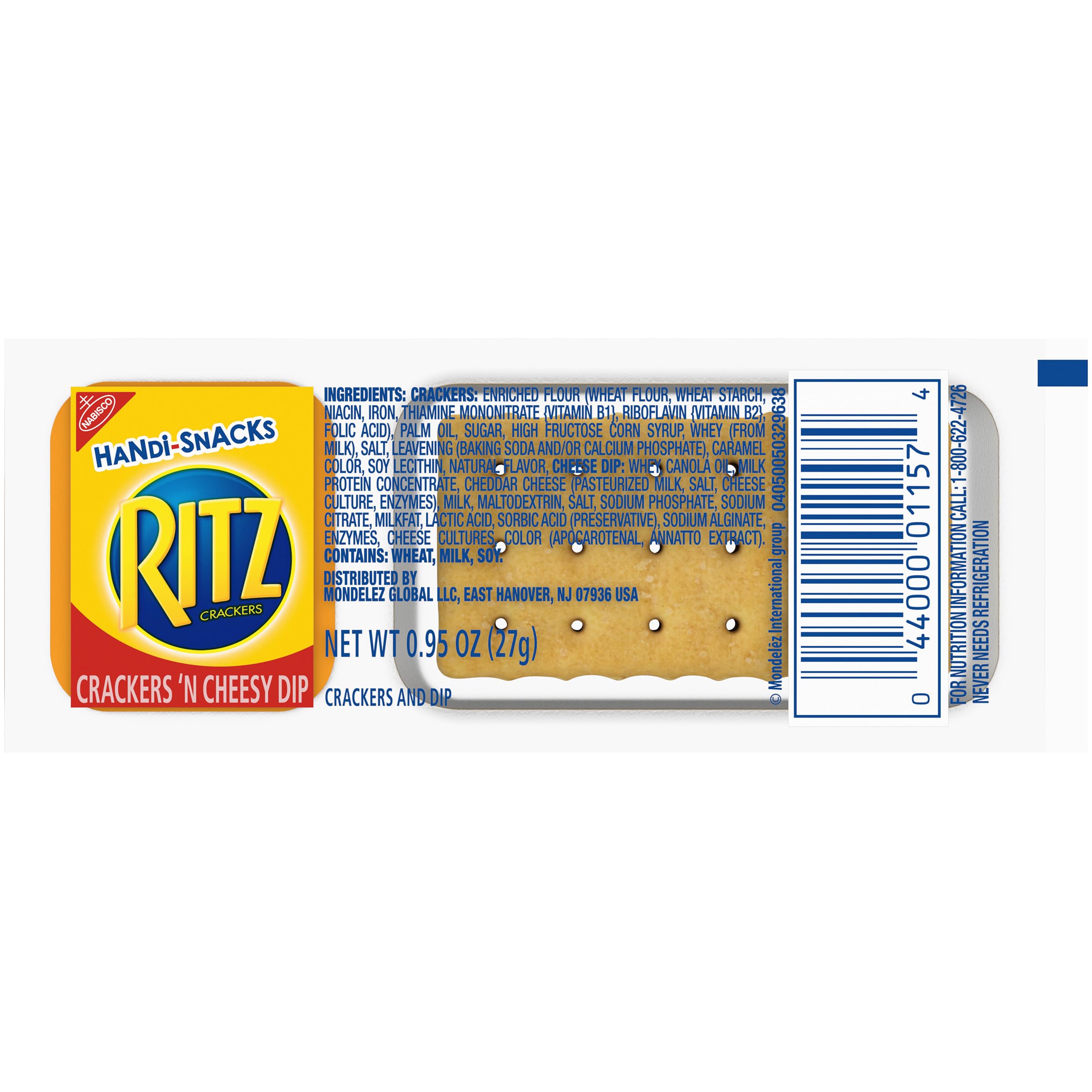 BBD: 03-Feb-2025. Handi-Snacks RITZ Crackers 'N Cheesy Dip Snack Packs ...