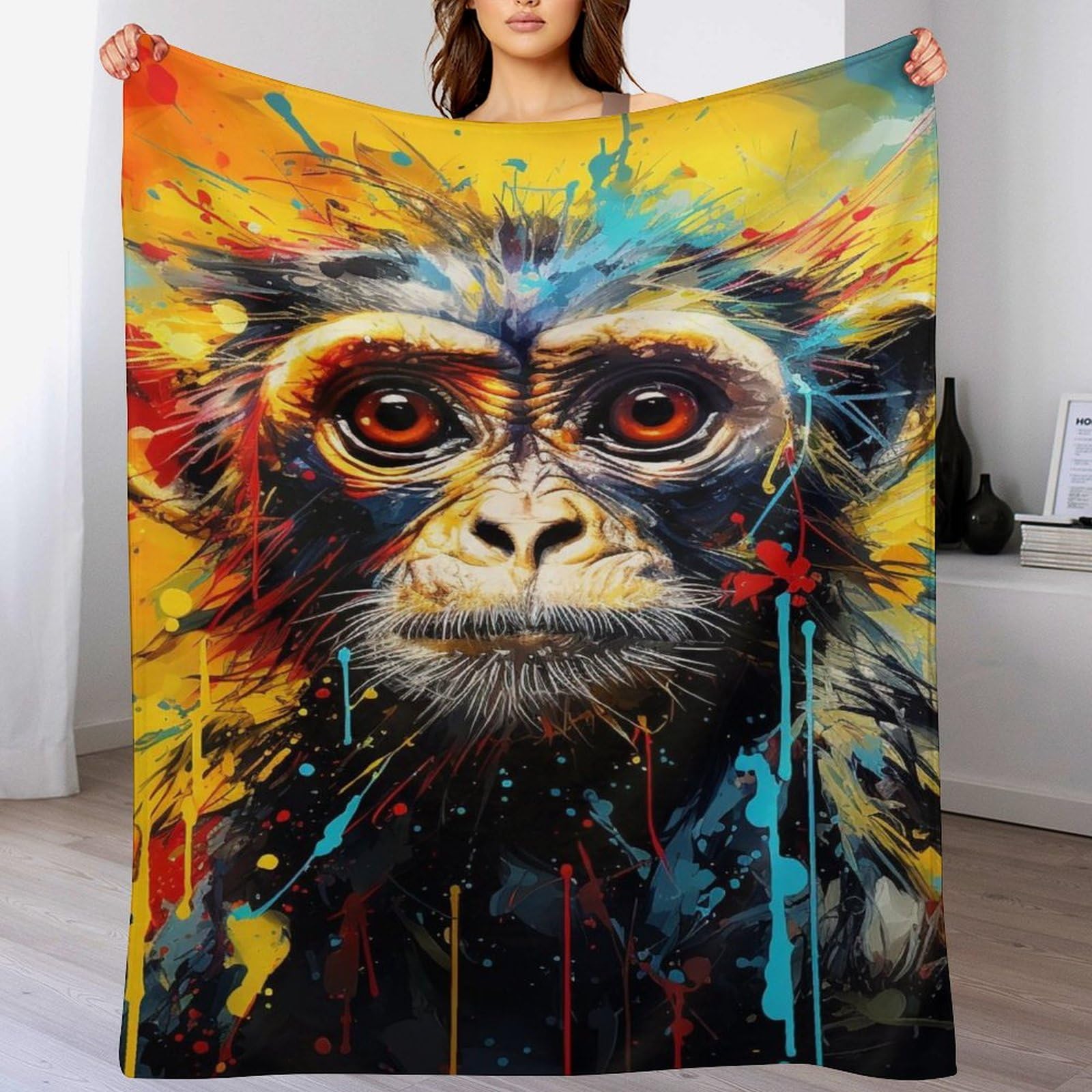 Couvertures de lit flannel chaudes jeté de canapé doux 150x200cm