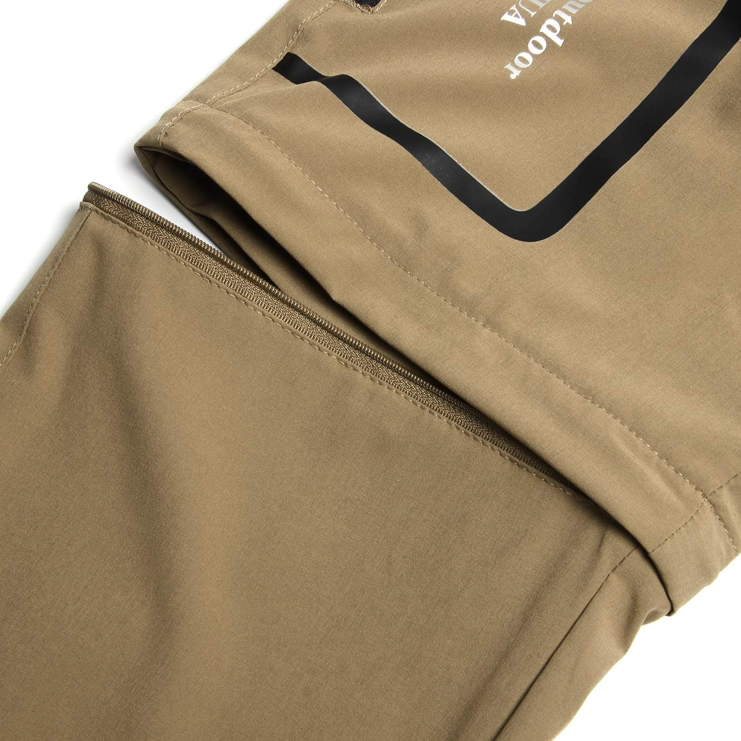Pantaloni da uomo per attività outdoor, in due parti, smontabili, protezione solare, ad asciugatura rapida, pantaloni funzionali con cintura