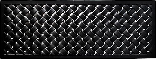 Calloway Mills 900072448 Hampton Weave - Tapete de goma de 24 x 48 pulgadas