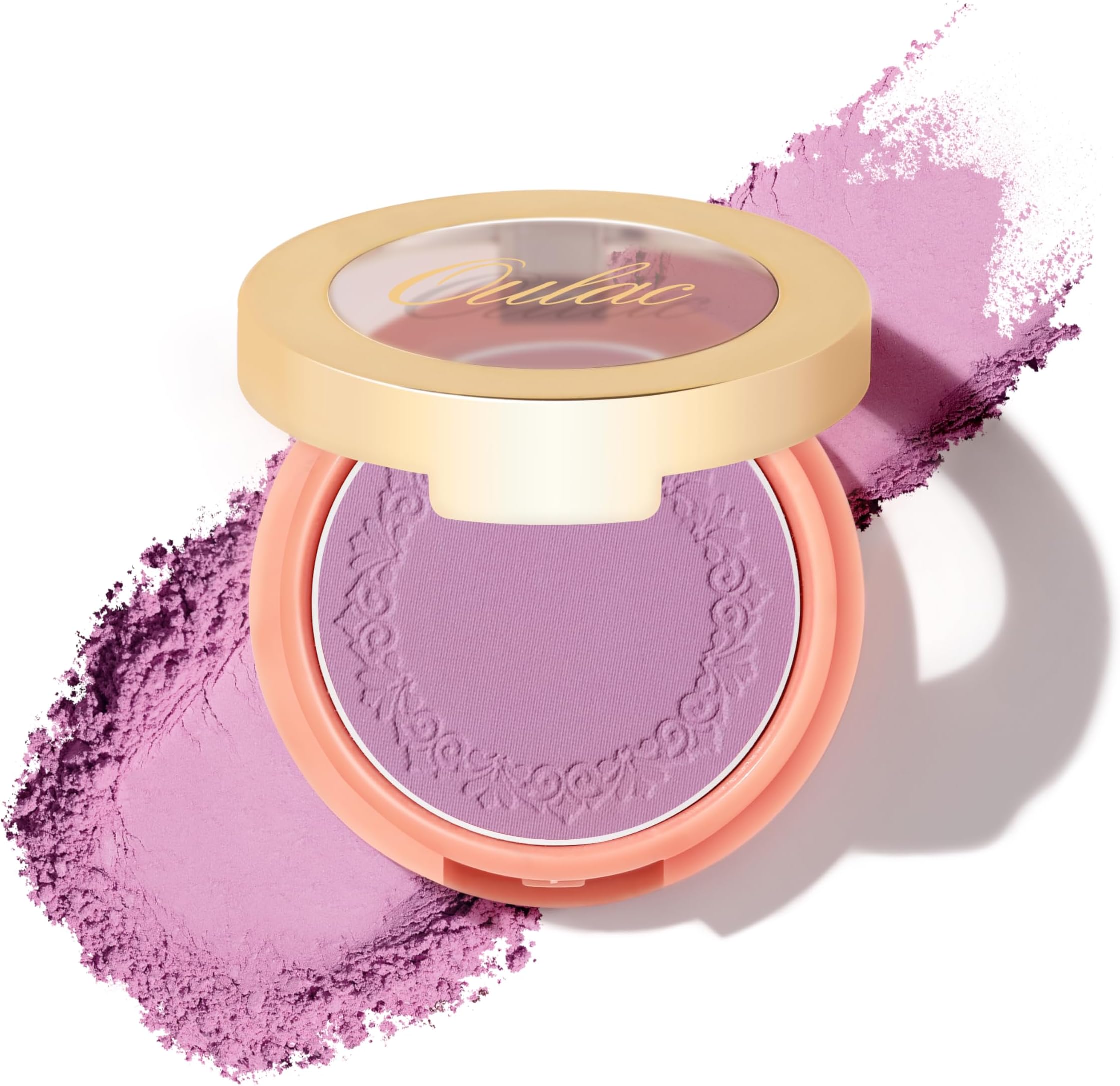 Oulac Purple Pink Blushers for Cheeks Make Up, Suitable for Cool Fair Skin Tone, Long-Lasting Fade & Sweat Resistant, Vegan & Cruelty-Free, N20 Believe