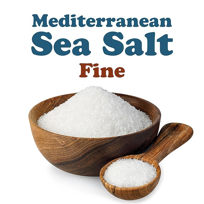 Sal Marina Fina Food to Live, 1 Libra - No Yodada, No GMO, Vegana miniatura 4
