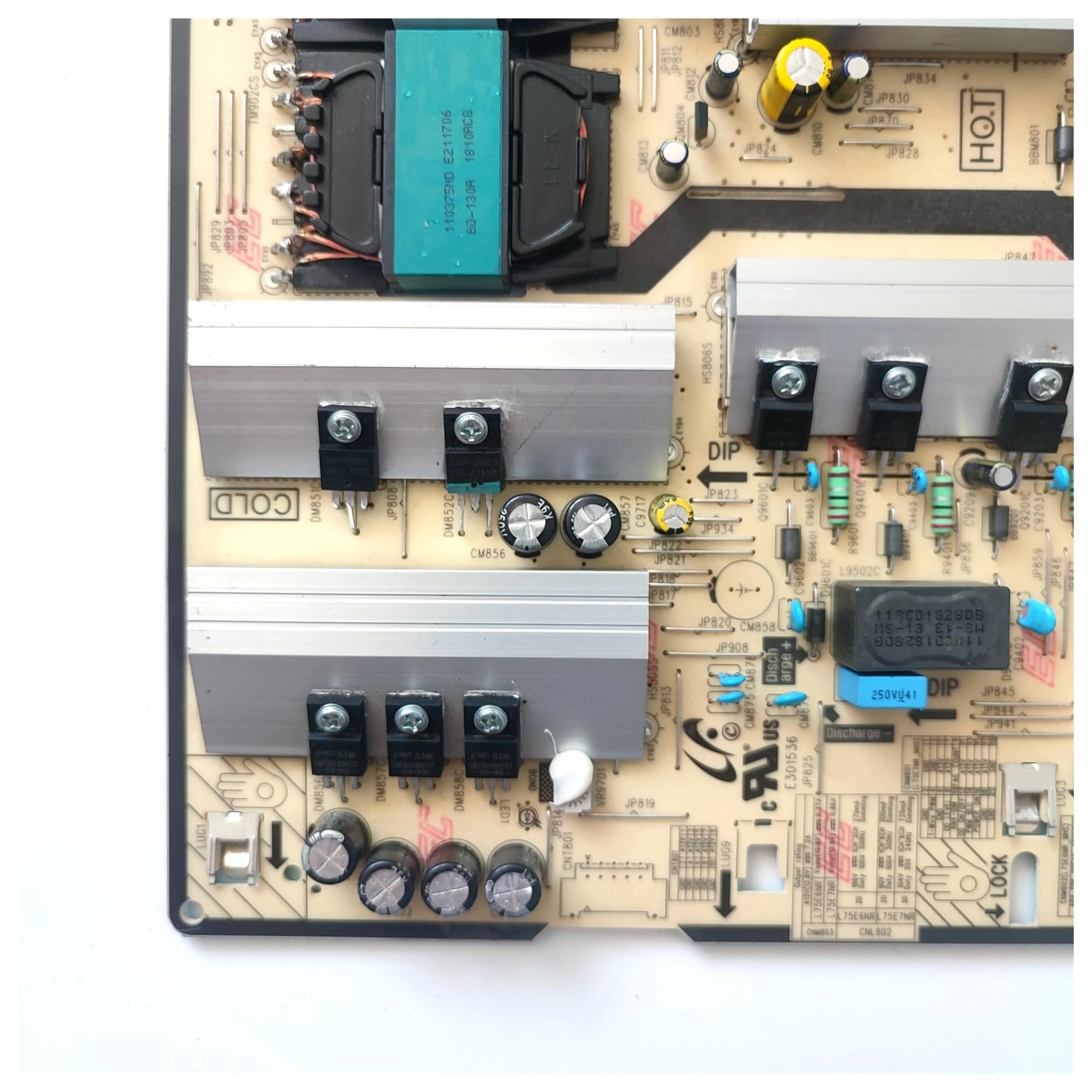 Carte d'alimentation/LED for téléviseur BN44-00874D L75E7NR_NHS Compatible avec les modèles GQ75Q6, QA75Q6, QE75Q6, QN75Q65, UA75NU8000, UE75NU8000 et UN75NU8000FXZA (75 pouces)