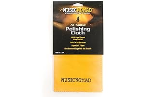 MusicNomad Non-Treated Flannel Polishing Cloth for Cello