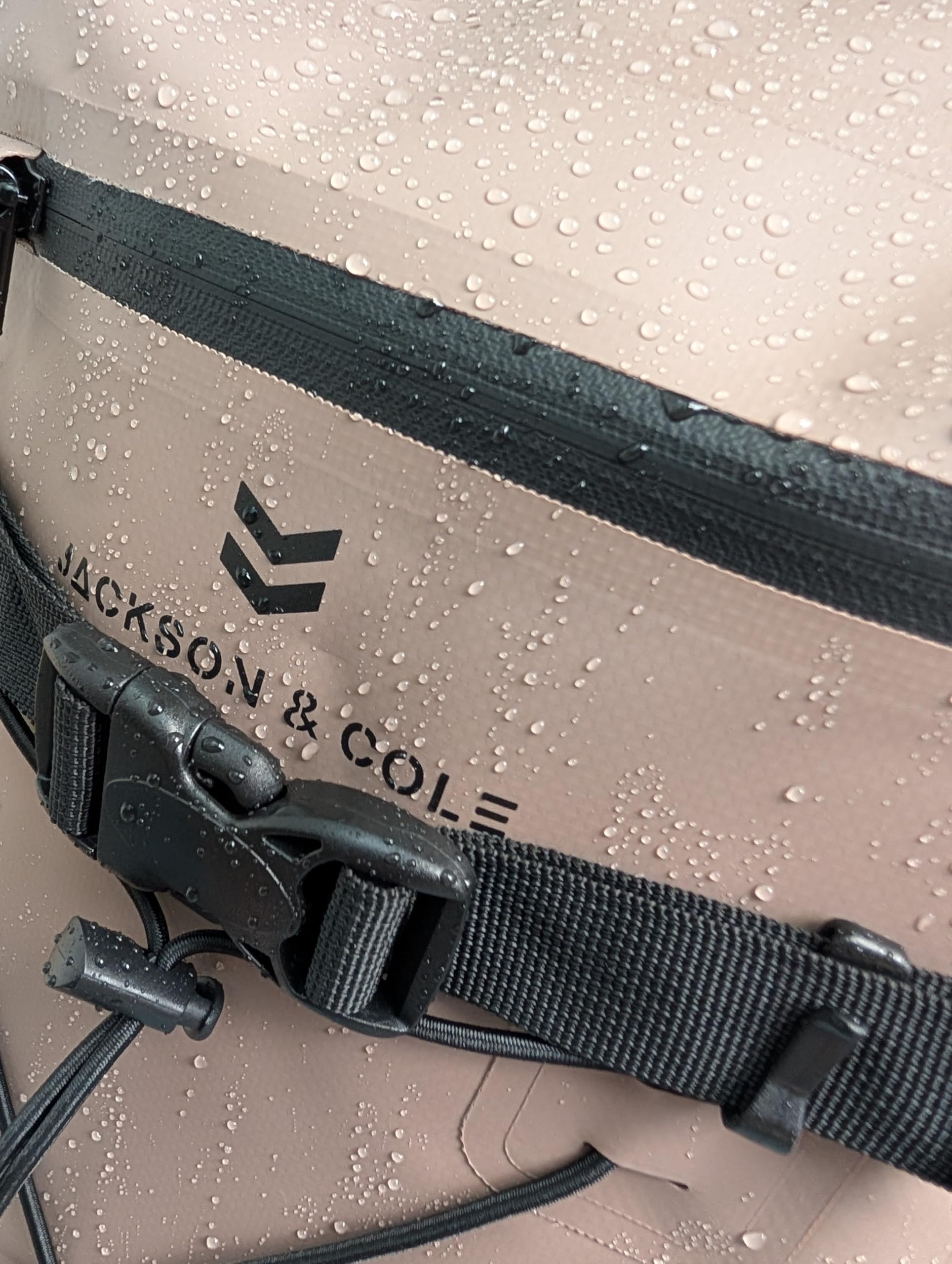 Jackson & Cole Zaino impermeabile – 25L Dry Bag Zaino – Rolltop, cuciture saldate, riflettente, cinghia elastica per sport acquatici, motociclismo, campeggio, kayak, escursionismo, canottaggio, pesca