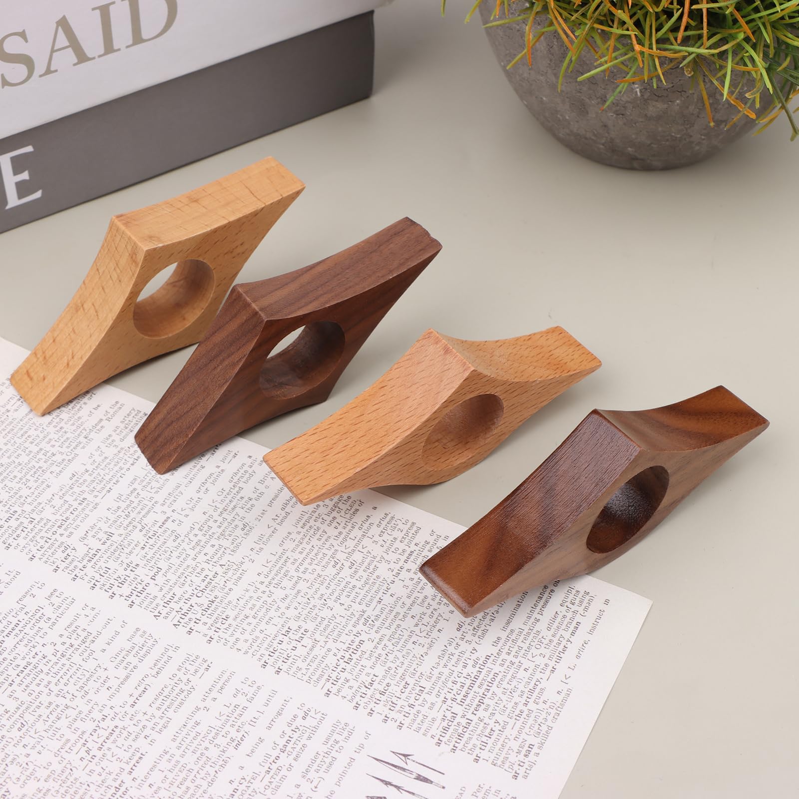 Buch Seitenhalter Aus Holz | Lesehilfe | Buchliebhaber | Geschenke Für Frauen | Geschenke Für