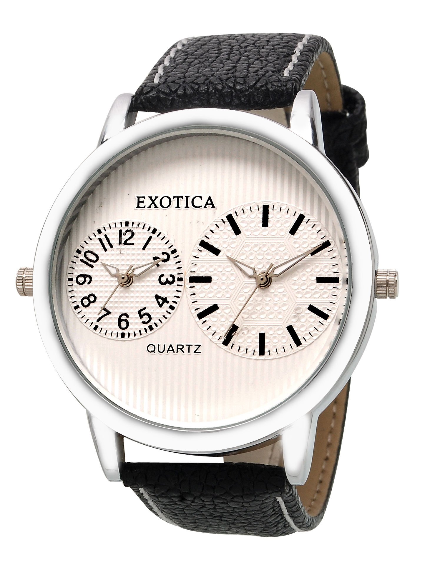 Exotica Analog White Dial Mens Watch (EF-55-Dual-LS-W) (B00K5M97KC) Amazon Price History, Amazon Price Tracker