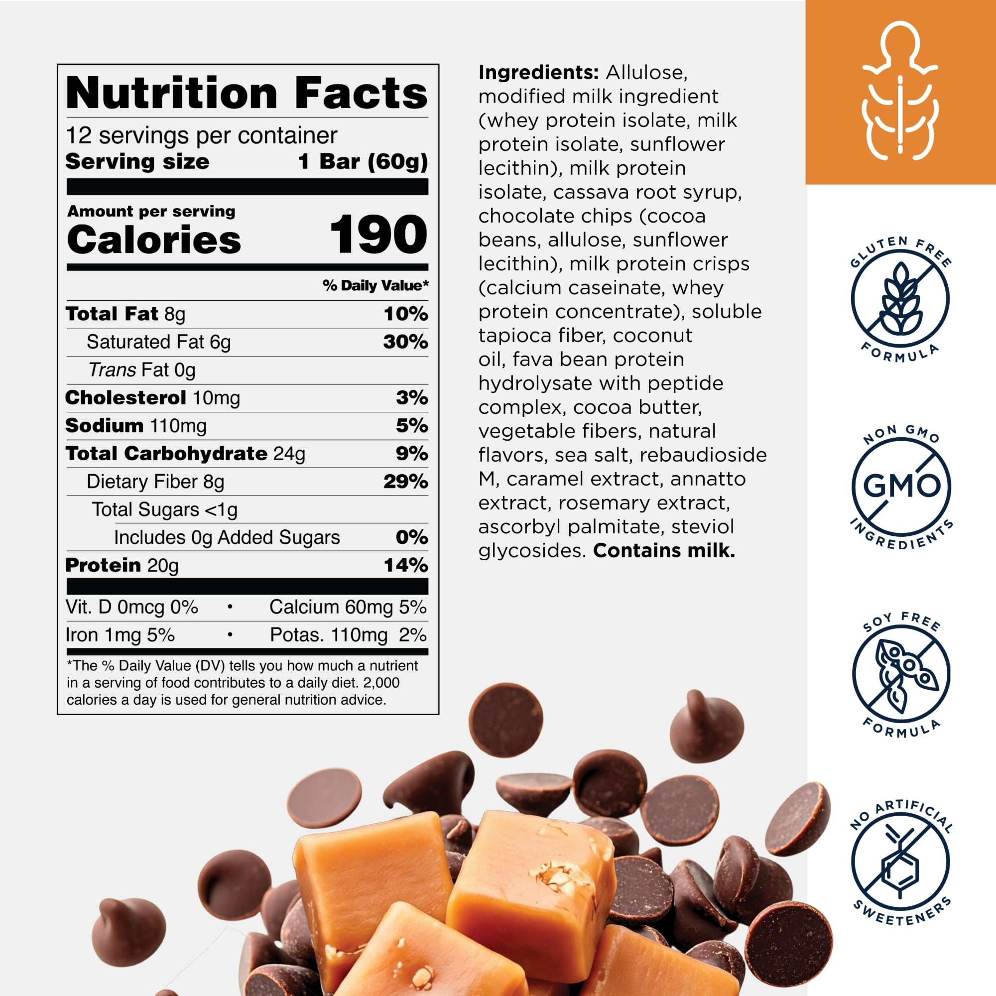 Designs for Health, Performance Peptides PRO Bar, Protein Bar, 12 Bars — Amazon image 2