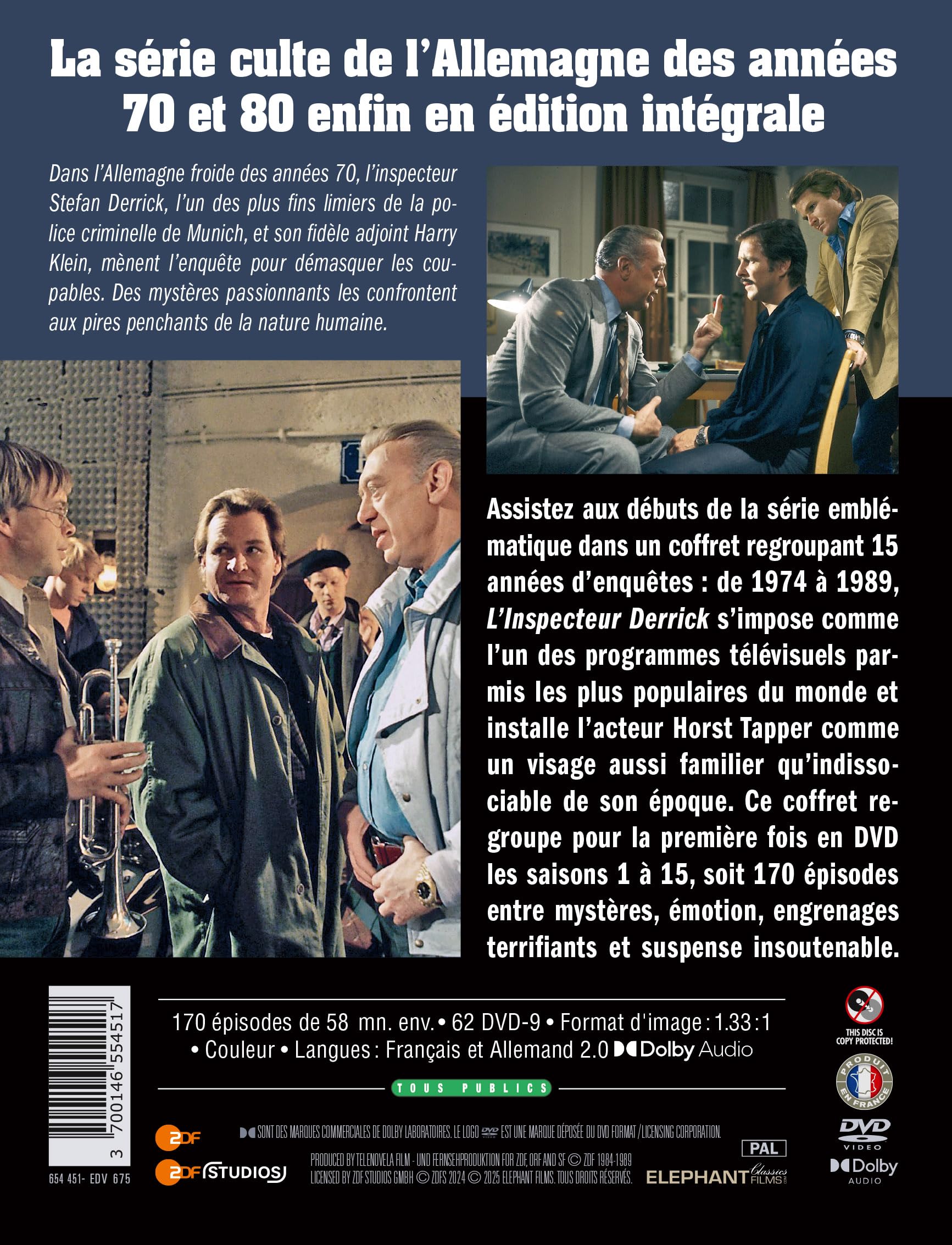 Inspecteur Derrick - Intégrale saisons 1 à 15