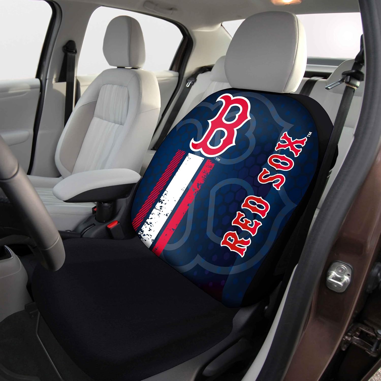 FANMATS 40457 MLB - Boston Red Sox Rally Seat Cover with B Cap Logo & Wordmark