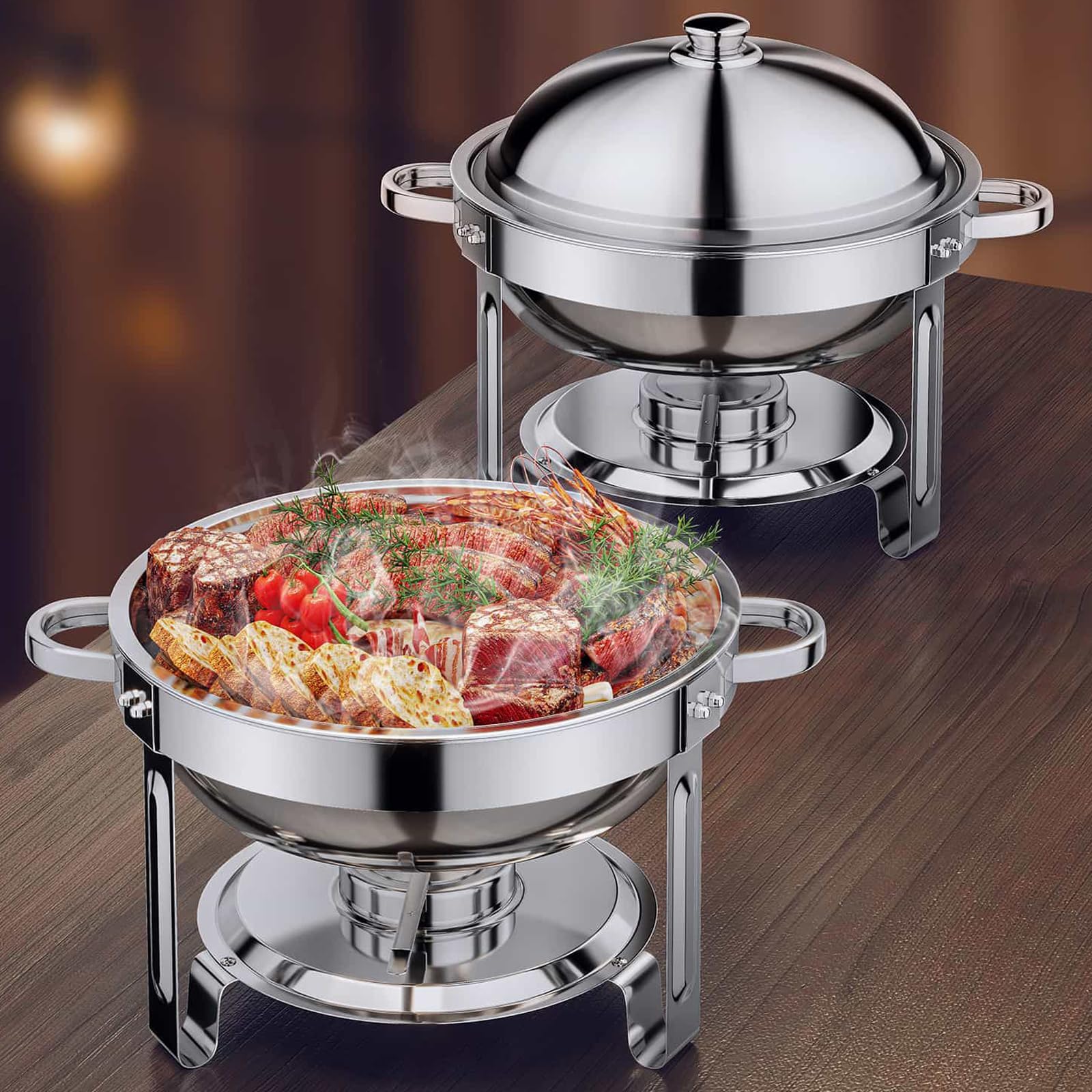 Amazon.com: 6-Hour Food Warmers for Parties (3 Pack), Chafing Fuel Cans ...