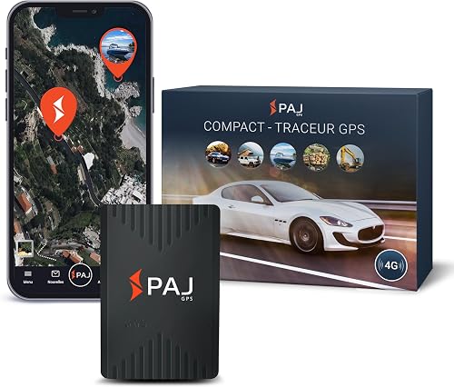 PAJ Mini Magnetic GPS Tracker 4G for Cars, Trucks & Other…