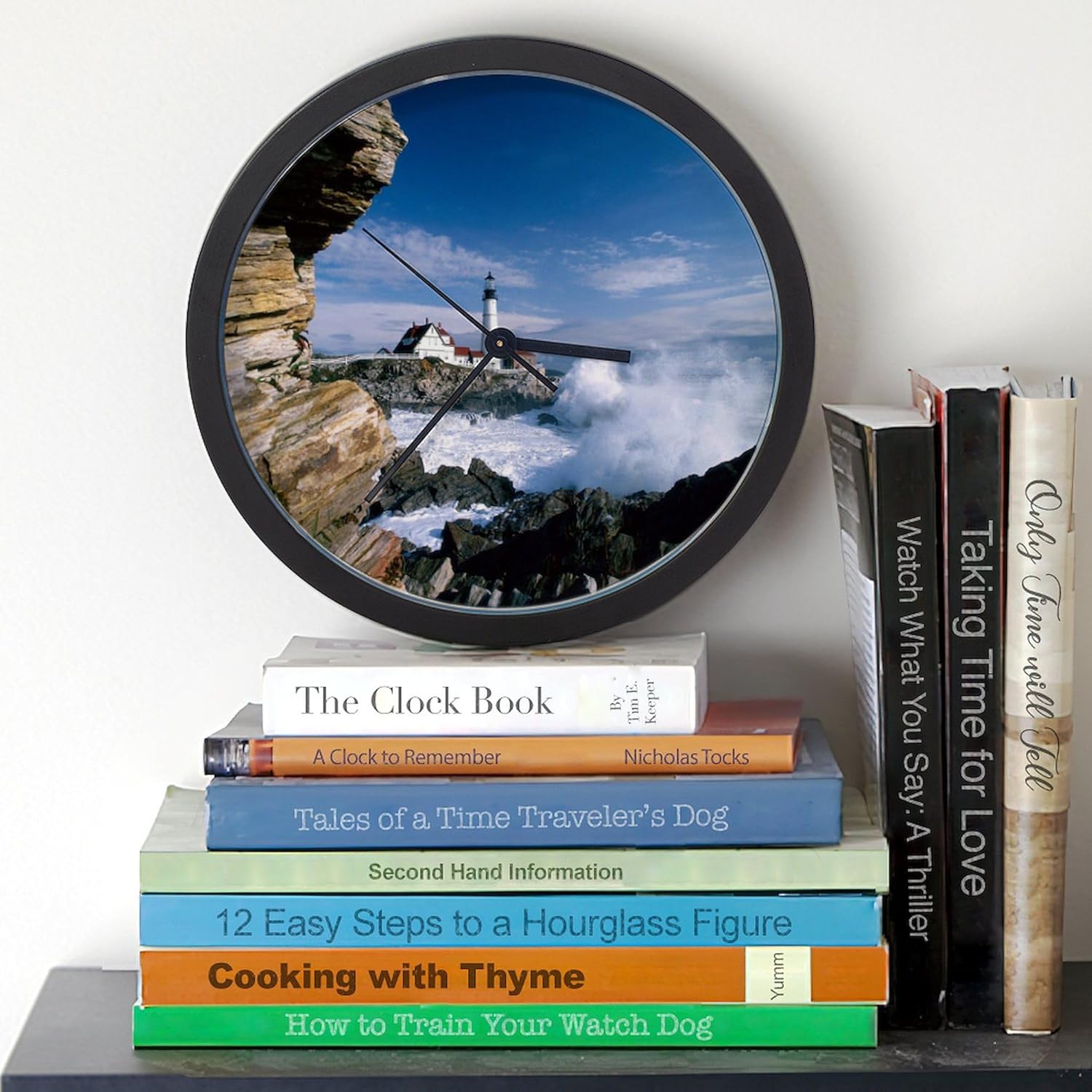 CafePress The Lighthouse IV 10" Wall Clock for Livingroom, Kitchen, or Office