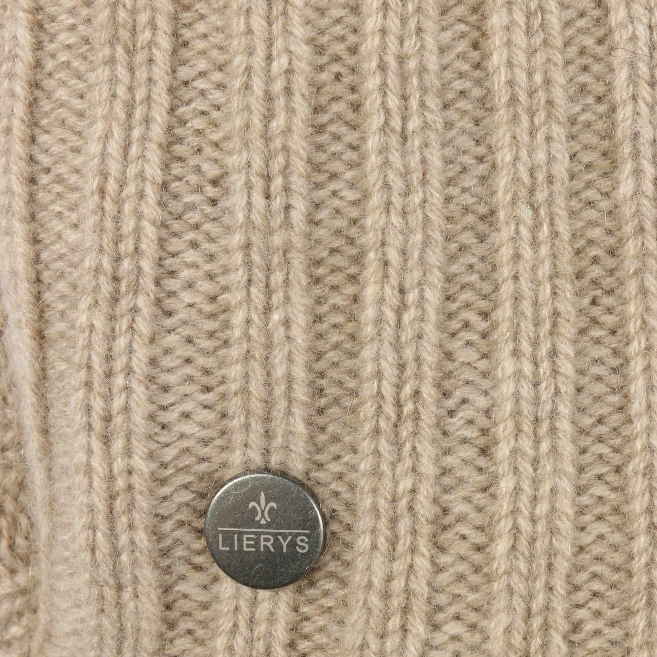 Lierys Gorro de Cachemira con Visera Unicolor Unisex Otono Invierno