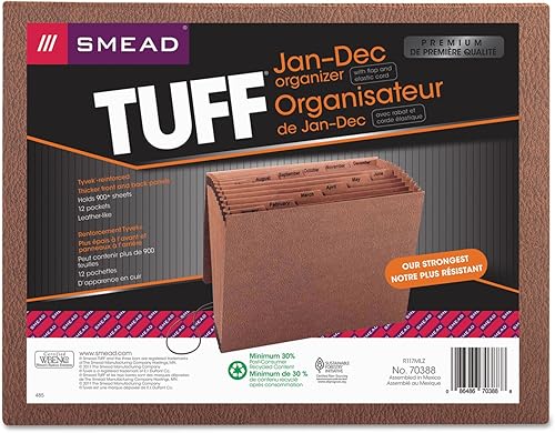 Miniatura 7 de Smead Clasificadora de archivos imitación cuero