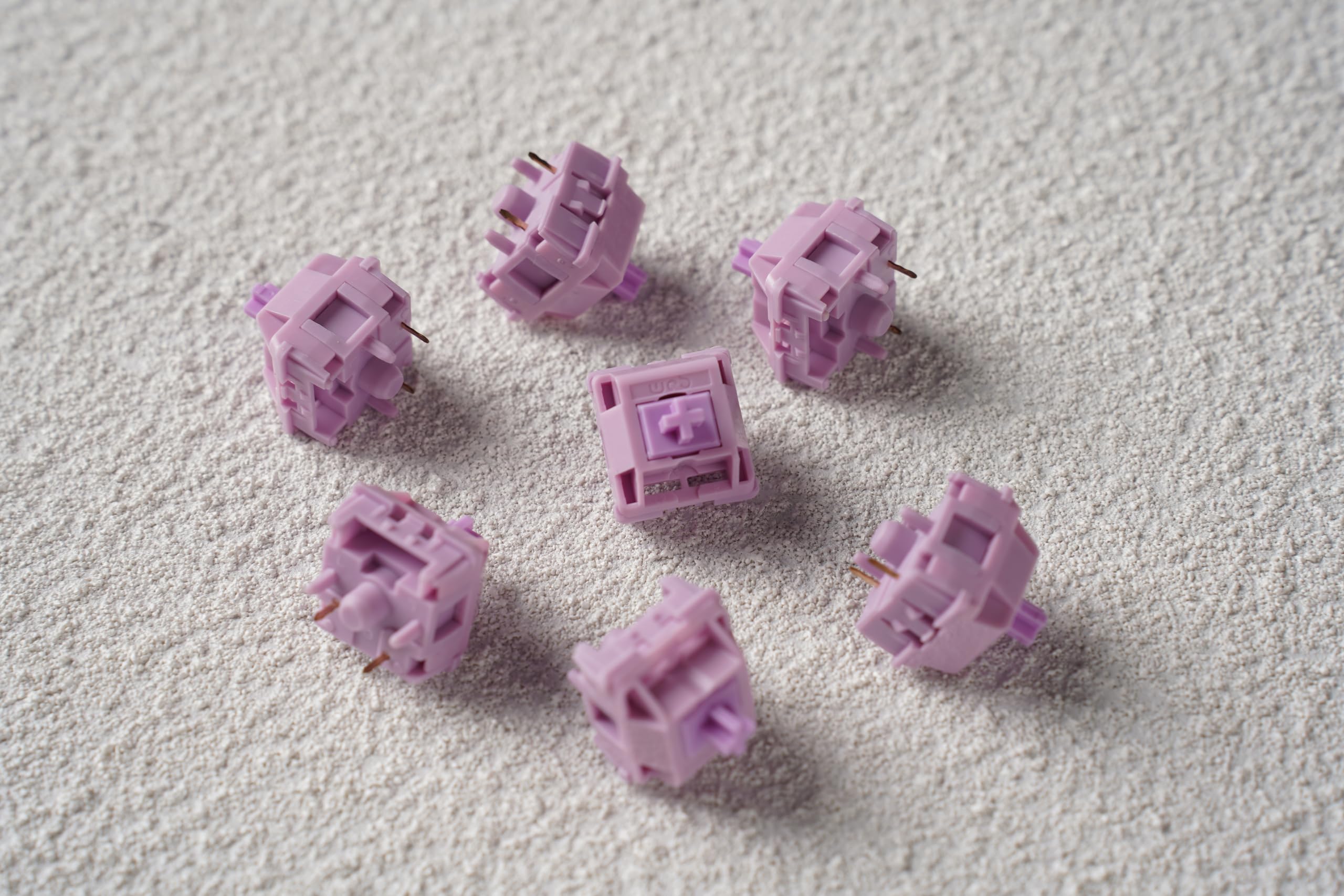 HMX Violet/JWK WOB/Cocoa Linear Key Switch Lubed 5 Pin for